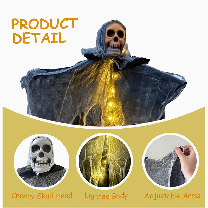 Halloween Decorations Horror Hanging Ghost Skull Skeleton