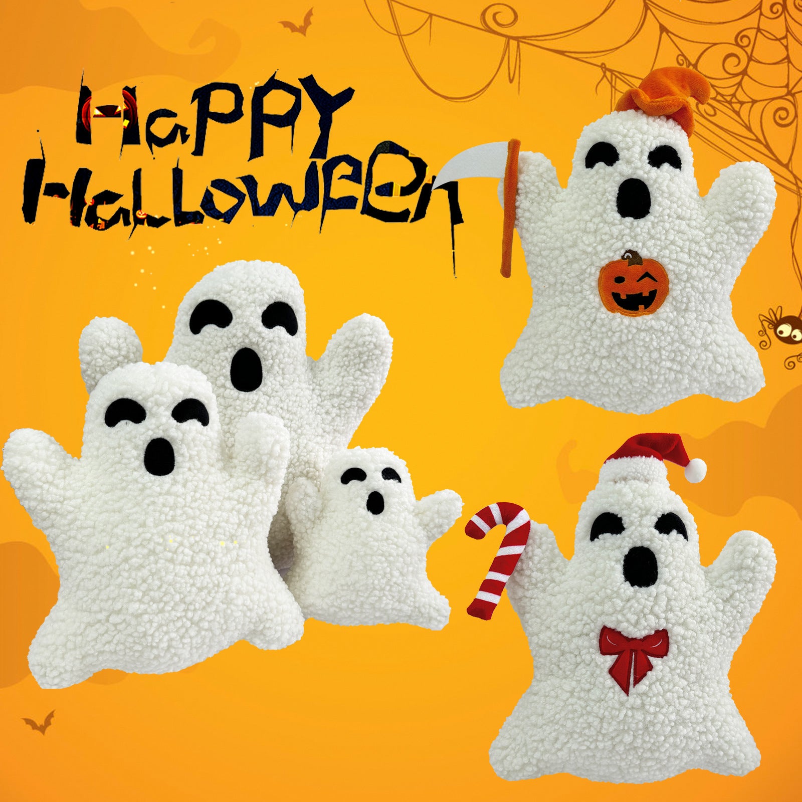 Ghost Pillow Halloween Home Pillow